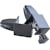 Bureauklem Smit Visual, metaal, zwart, set van 2 stuks