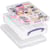 Opbergdoos Really Useful Box 4 liter met 2 dividers, transparant