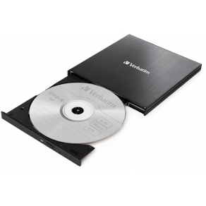 Slank ekstern CD/DVD-brænder med USB-C-forbindelse