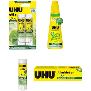 Klebepaket UHU ReNature Wichtel, 36 St., sortiert