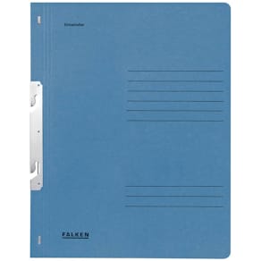 Einhakhefter Falken, blau, A4, kaufmännische Heftung, Blauer Engl