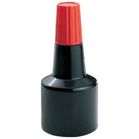 Stempelputefarger 30ml rød
