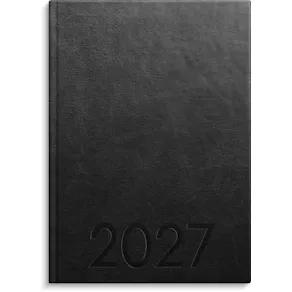 Kalender Weekly A5 2027 konstl inb svart