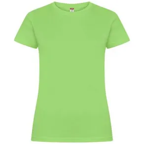 T-shirt funkt CLIQUE 029039 dam grön M