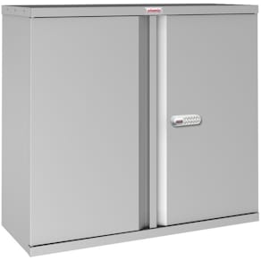 Flügeltürenschrank PHÖNIX SAFE SCL0891GBE, 2 Fachböden, grau
