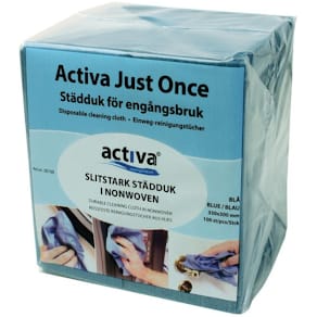 Städduk JustOnce engångs blå 100/fp