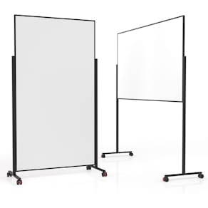 Whiteboard Magnetoplan Design Vario SP, weiß/schwarz, 100 x 180  