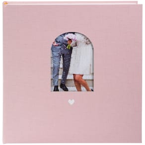 Fotoalbum Goldbuch Herzensmoment, Hochzeit, rosa