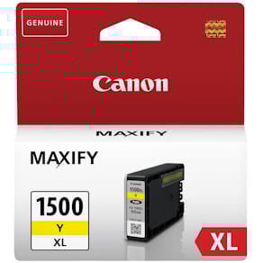 Inktcartridge Canon PGI-1500XL, 935 pagina's, OEM 9195B001, geel