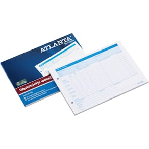 Werkbriefjes Atlanta by Jalema, week, A5, 50 vel, FSC Mix