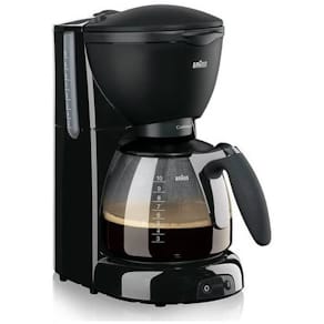 Kaffeemaschine Braun KF 560 CafeHouse Pure Aroma, schwarz