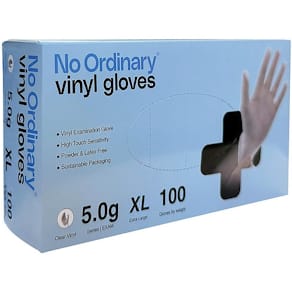 Vinylhandske NO ORDINARY f-fri XL 100/fp