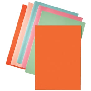 Dossiermap Esselte, oranje, papier van 80 g/m², pak van 250 stuks