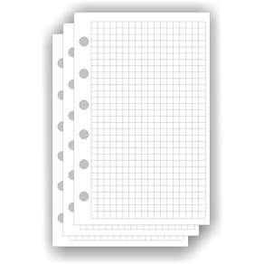 Einlageblätter BIND, A7, kariert