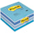 Notitiekubus Post-it Notes, 450 vel, 76 x 76 mm, blauw