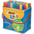 Viltstift Bic Kids Visacolor XL Ecolutions, 48 stuks, metalen etu