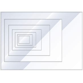 Plastfodral A2 Präglad, öppen kortsida, 0,17mm, 50st