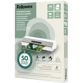 Laminat FELLOWES A6 75-80mic matt 100/fp