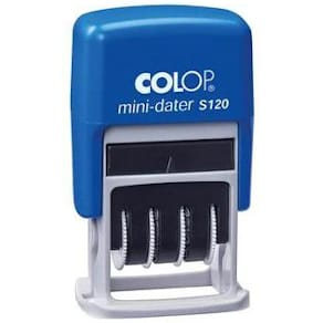 Datumstämpel Colop S120, 19x4mm