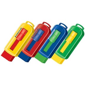 Suddgummi PVC fritt m/frammatnings-funktion ass färger