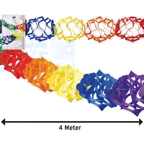 Papiergirlande TIB, bunt