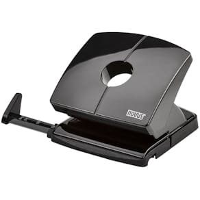 Locher Novus B 220, mit Anschlagschiene, 20 Blatt, schwarz