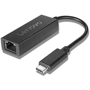Adapter Lenovo USB-C auf Ethernet (RJ-45), 1 Gbit/s, schwarz