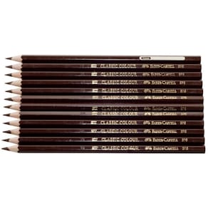 Färgpenna Faber-Castell Brun, 12/fp