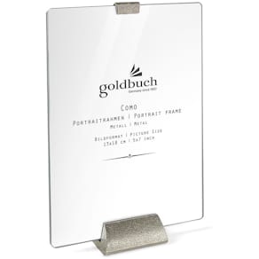 Bilderrahmen Goldbuch Como, Metall, 13x18 cm, silber