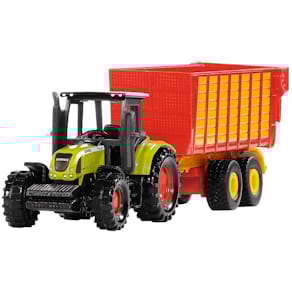 Traktor Siku Claas mit Silagewagen