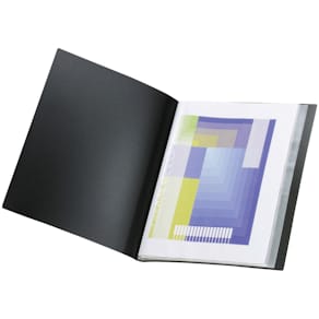 Sichtbuch Q-CONNECT, 20 Hüllen, A3 hoch, schwarz