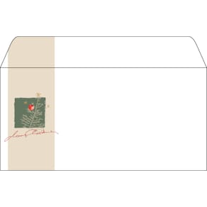 Briefumschläge Sigel Weihn.Design, Christmas with apples, 50 St.