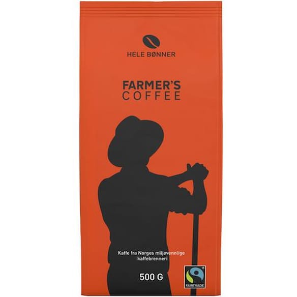 Kaffe FARMERS hele bønner 500g