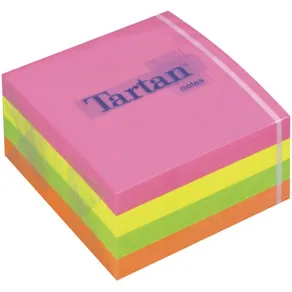 Tartan Notisar 76x76 kub ass. neon