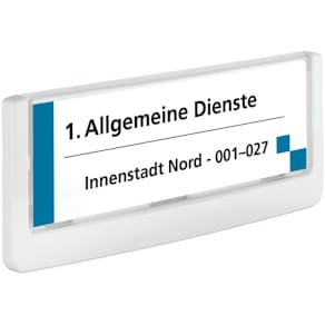 Türschild Durable CLICK SIGN, weiß