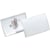 Namensschild Durable CLICK FOLD, 54x90 mm, transparent, 25 Stück