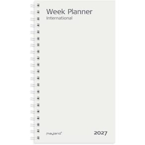 Ugekalender Mayland 2027, 98x170 mm, flerfarvet, FSC Mix