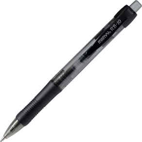 Bläckkulpenna MARVY RB-10 Svart, 12st