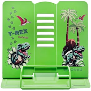Leseständer DONAU Metall Dino T-Rex, grün