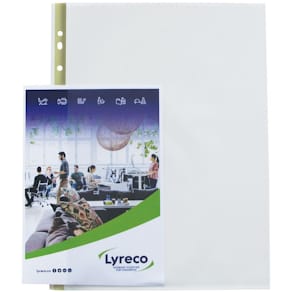 Plastficka LYRECO A4öl 0,08 präg 25/fp