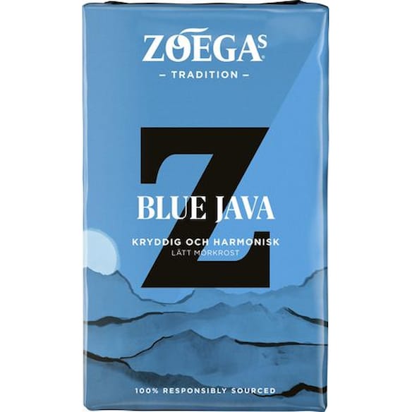 Kaffe Zoega Blue Java, brygg, 450g