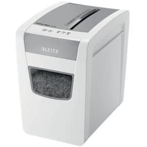 Aktenvernichter Leitz IQ Slim Office S P4, weiß