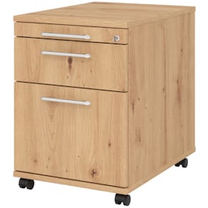 Rollcontainer HAMMERBACHER AC20 RE, Asteiche, 42,8 x 58 x 59 cm,