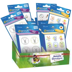 Decorsticker Avery Zweckform Oster, sortiert