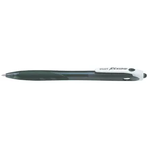 Bläckkulpenna PILOT Rex Grip Svart, medium, 1.0mm, 10st