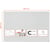 Whiteboard Nobo Infinity, randloos, staal, magnetisch, 90 x 60 cm