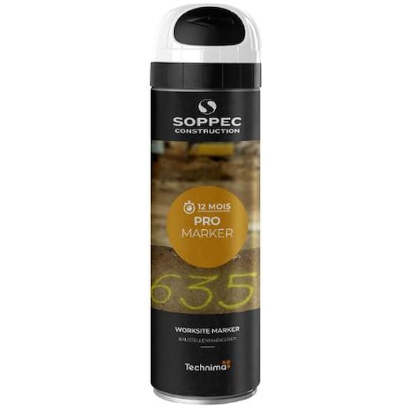 Merkespray SOPPEC Promarker 500ml hvit