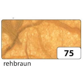 Strohseide Folia, 47 x 64 cm, rehbraun