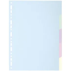 Pärmregister EXACOMPTA Papper Forever A4, 5 flikar
