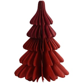 Weihnachtsfigur POSIWIO Wabenbaum, rot